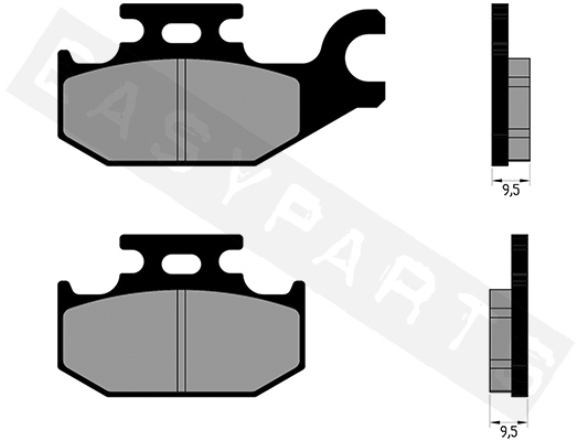 Brake pads POLINI Original (FT3108)
